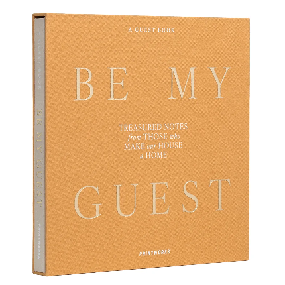 Vieraskirja Yellow Be My Guest