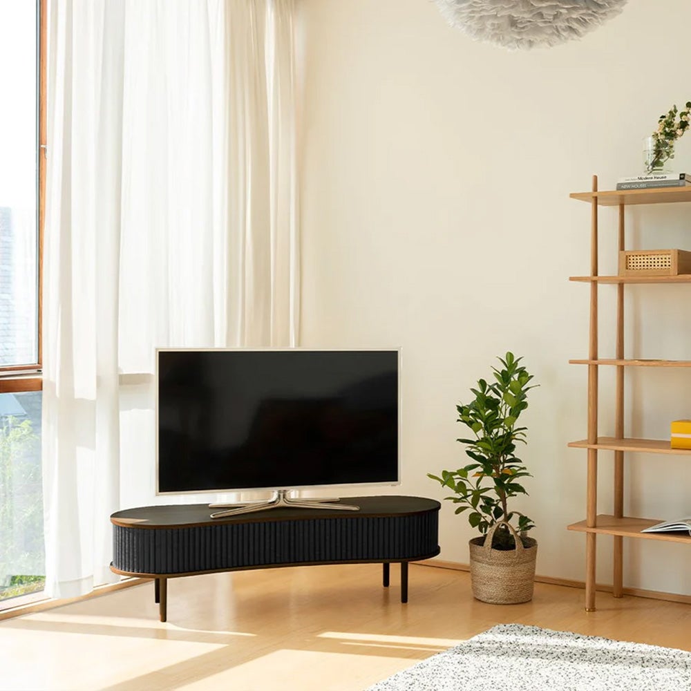 Audacious TV-taso, tumma tammi/Charcoal