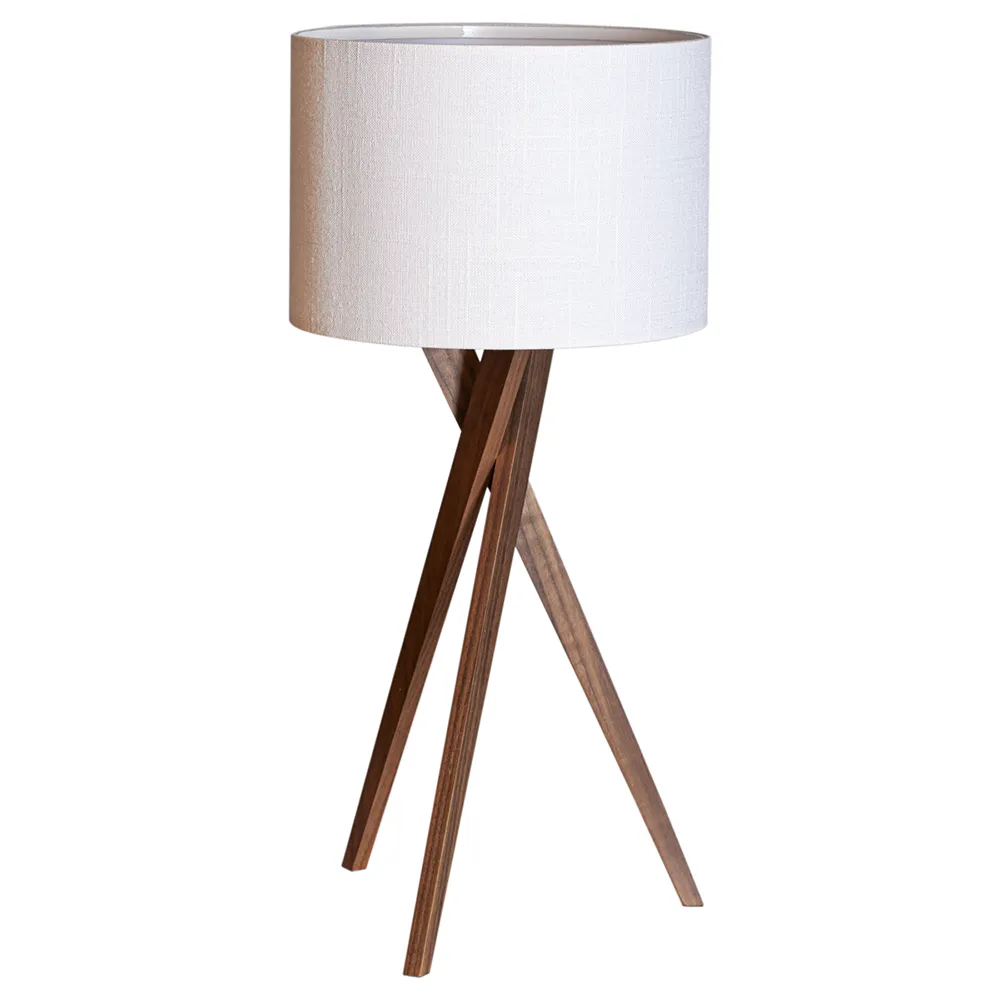 Vega pöytävalaisin pähkinä/valkoinen