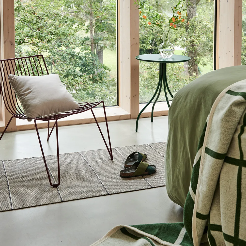 Lea matto Potato/Dark Brown/Vanilla 70 x 150 cm