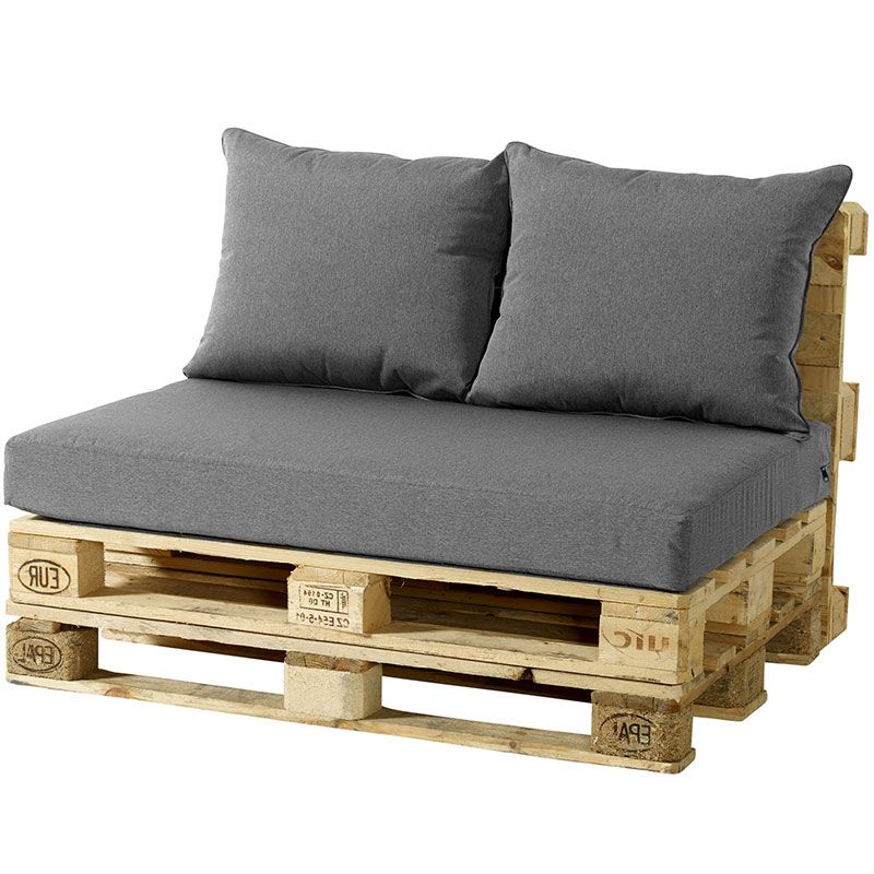 Palle istuintyyny 120x80 cm Hiilenharmaa