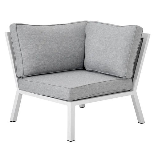 Belfort kulmakappale   mukaan lukien tyynyt valkoinen / Peral Grey