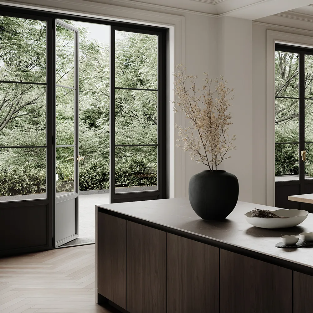 Sunao maljakko Medio - Black