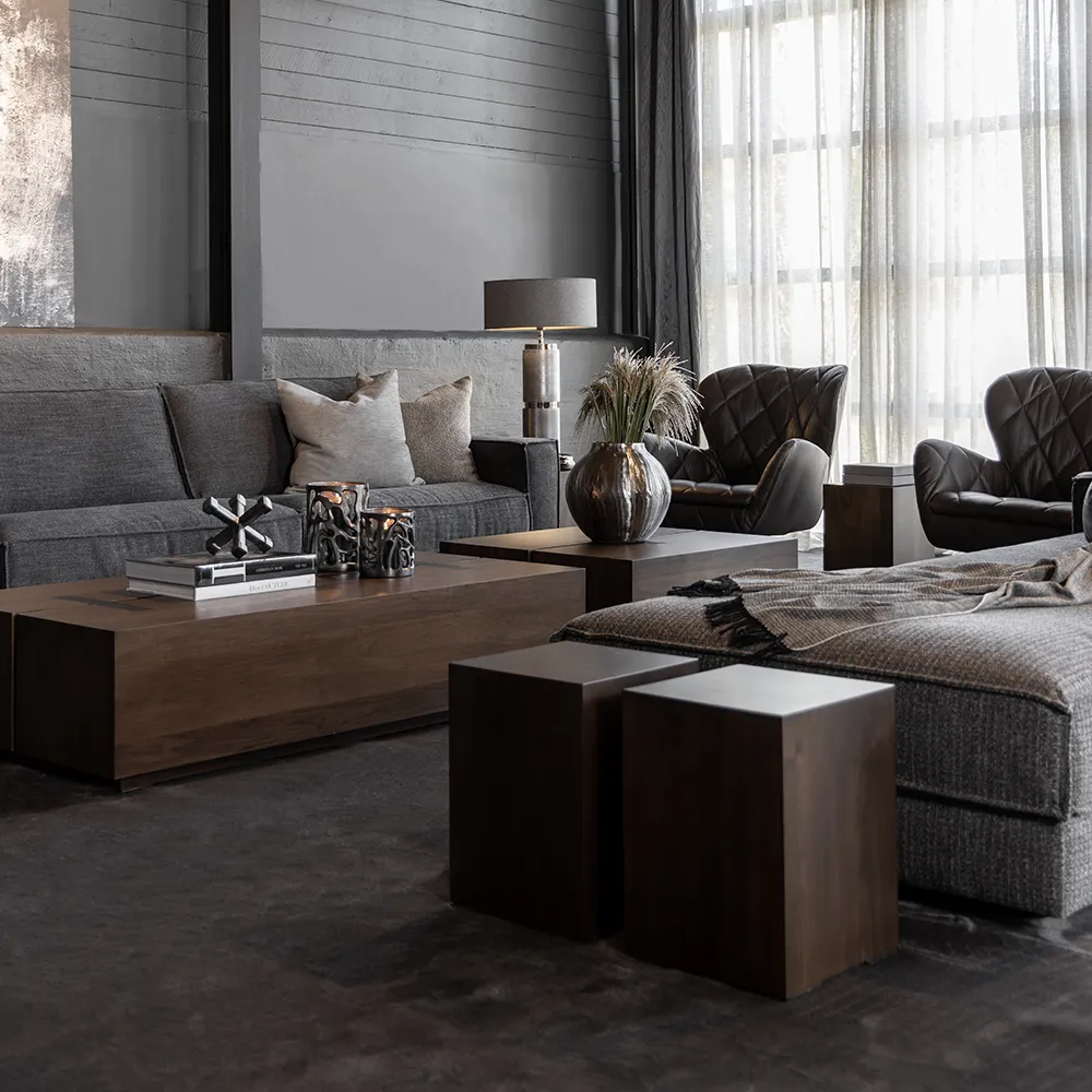 Trent sivupöytä ruskea