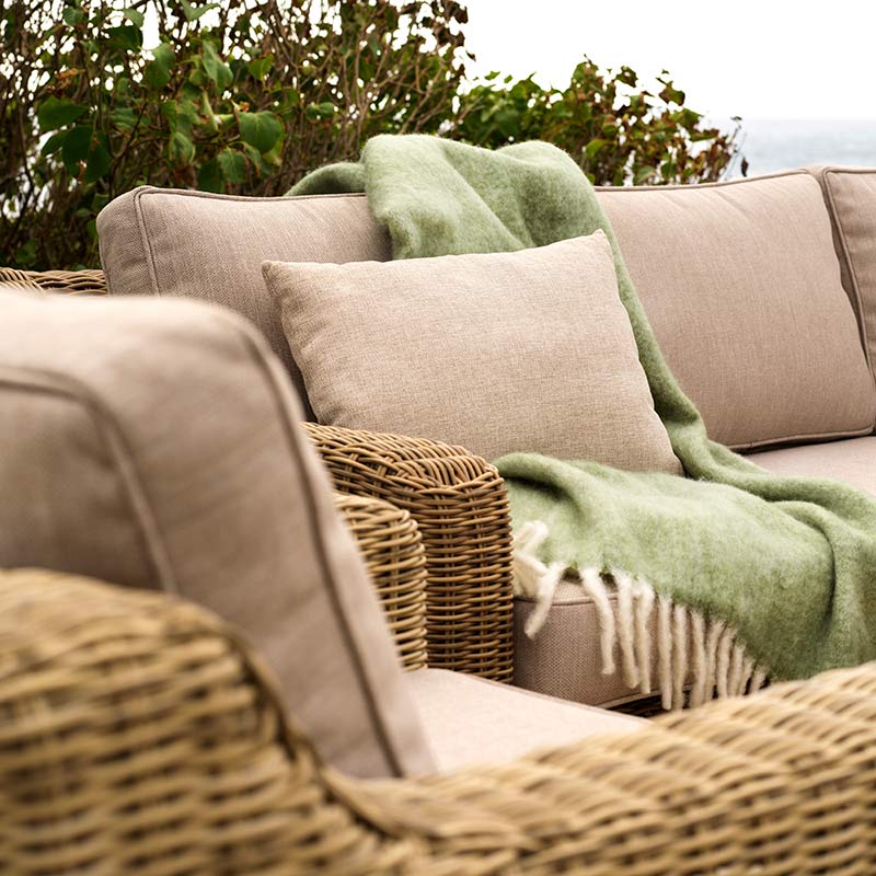 Glendon 3-paikkainen sohva  Dark brown / Soft moose