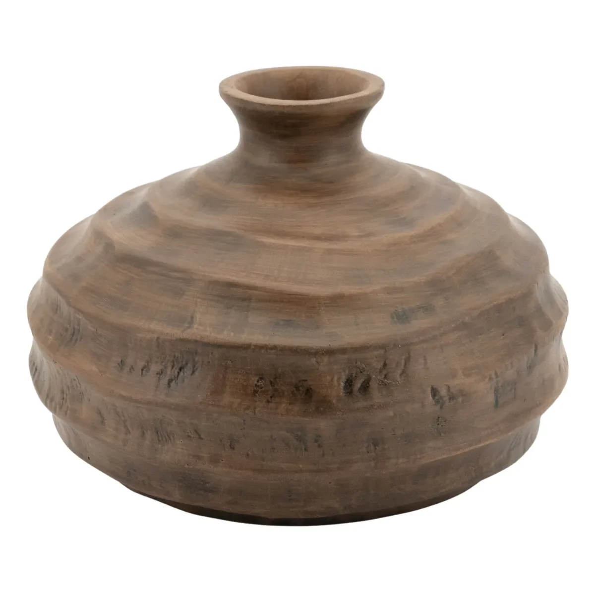 Ribera small 20,5x20,5x15 cm Polyresin Ruskea
