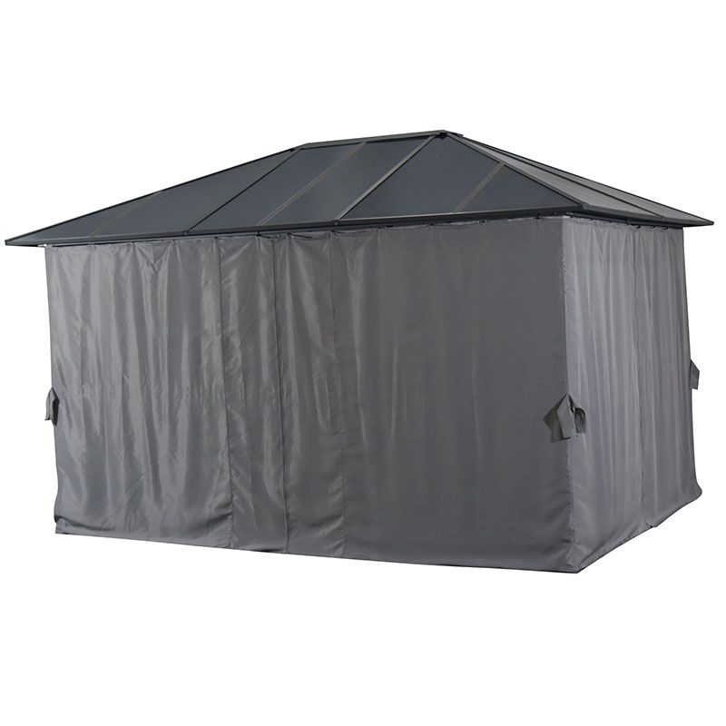 Scopello paviljonki 300x400 cm antrasiitti/harmaa