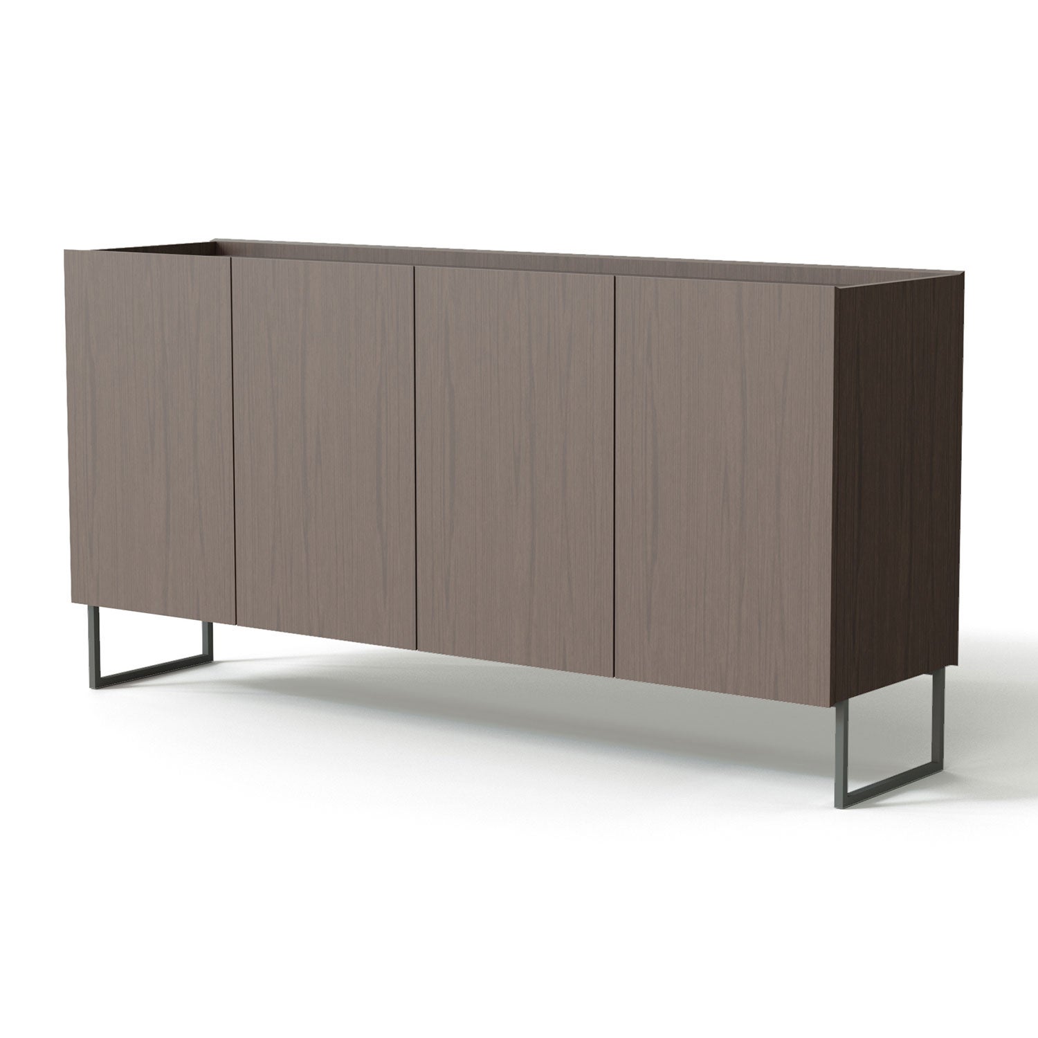 Sm404 lipasto musta tammi lakka 169X43X68Cm