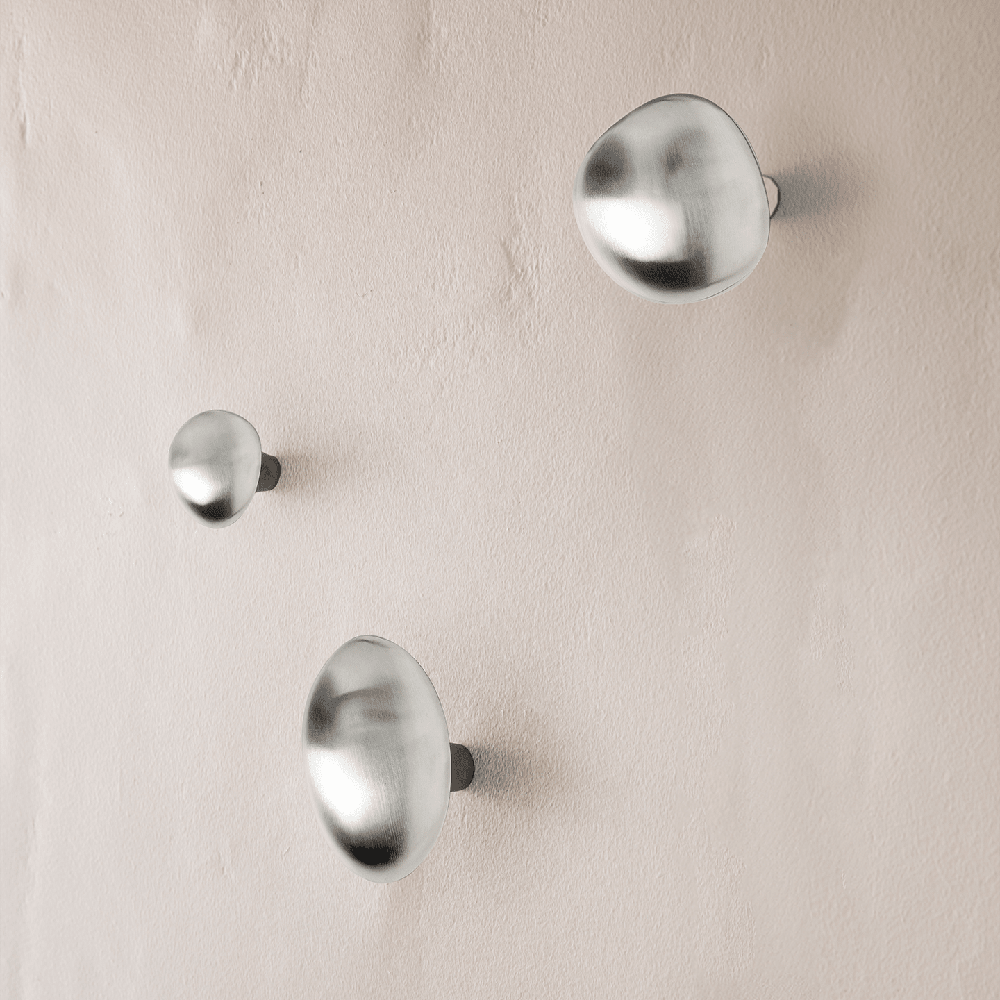 Mushroom Koukkku - Brushed Stainless Steel