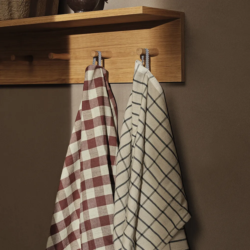 Keittiöpyyhe Hale  Cinnamon/Grey Green