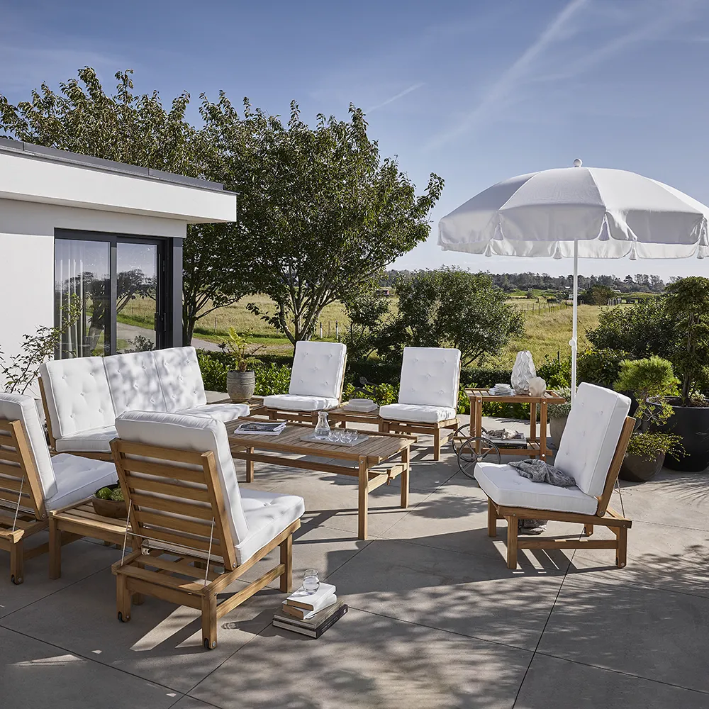 Nojatuoli rakennettavissa teak 