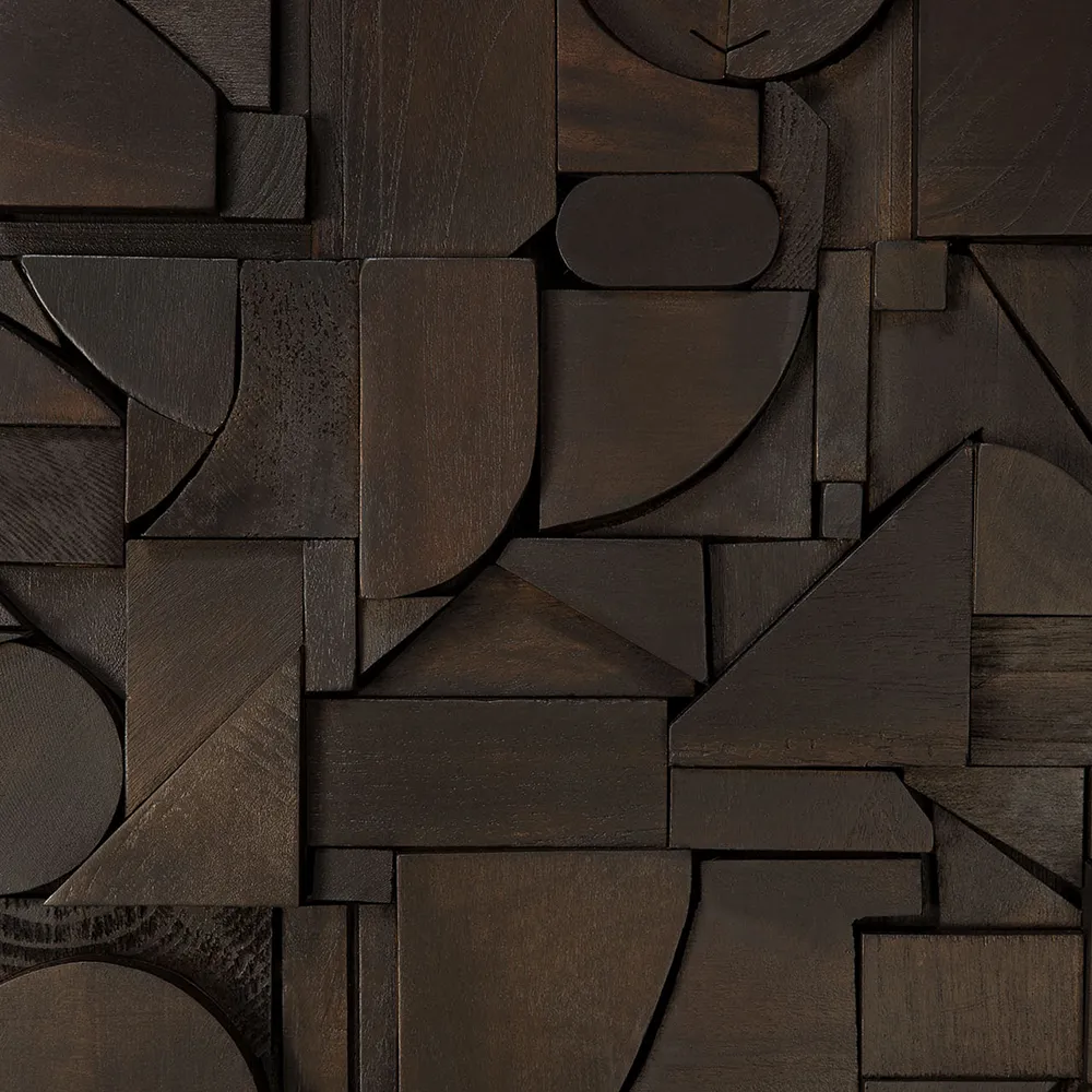 Bricks Seinä sisustus 100x100 cm Ruskea