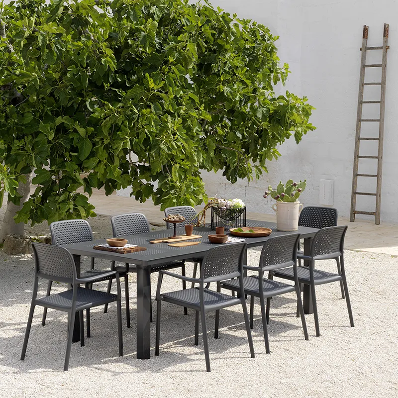 Bora käsinojallinen tuoli Anthracit 