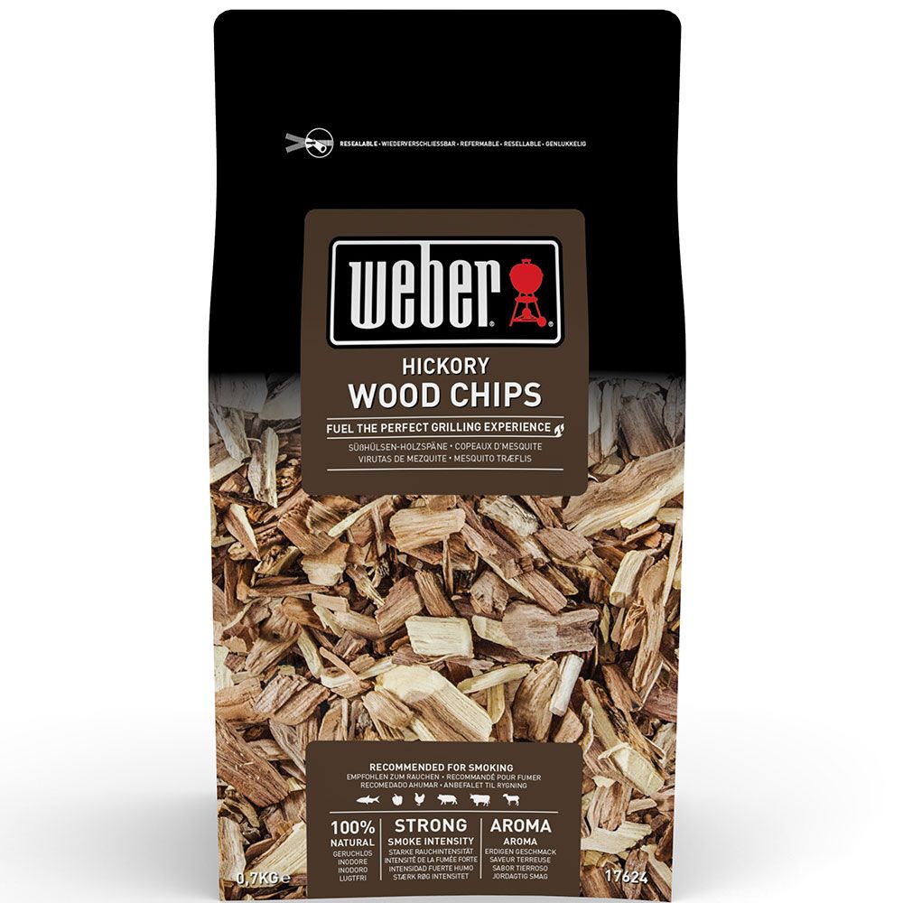 Savustuslastut hickory 0,7 kg Weber