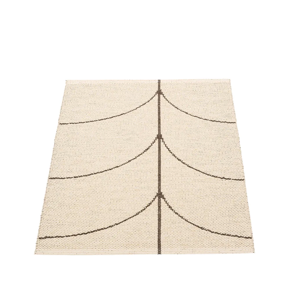 Kudottu Matto Leif Dark Brown 70x90 cm