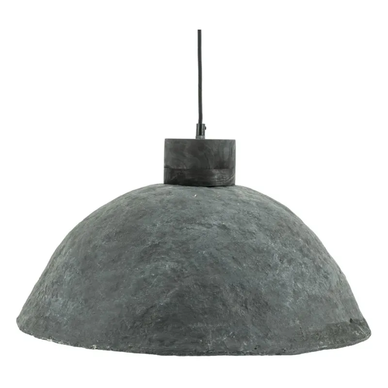 lamp Sana large riippuvalaisin 50x50x50 cm puu harmaa