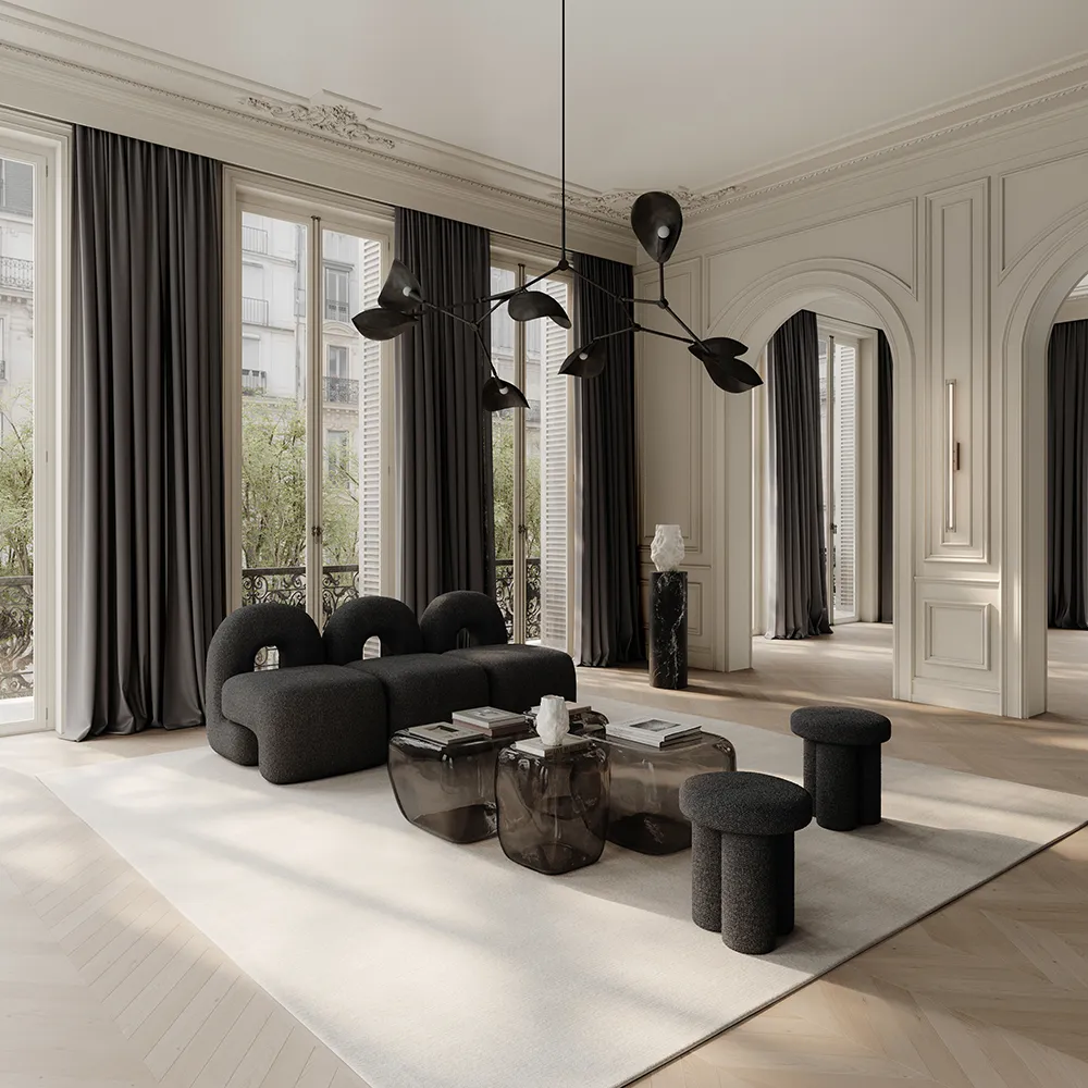 Daiku Lounge -nojatuoli - Syvän harmaanruskea