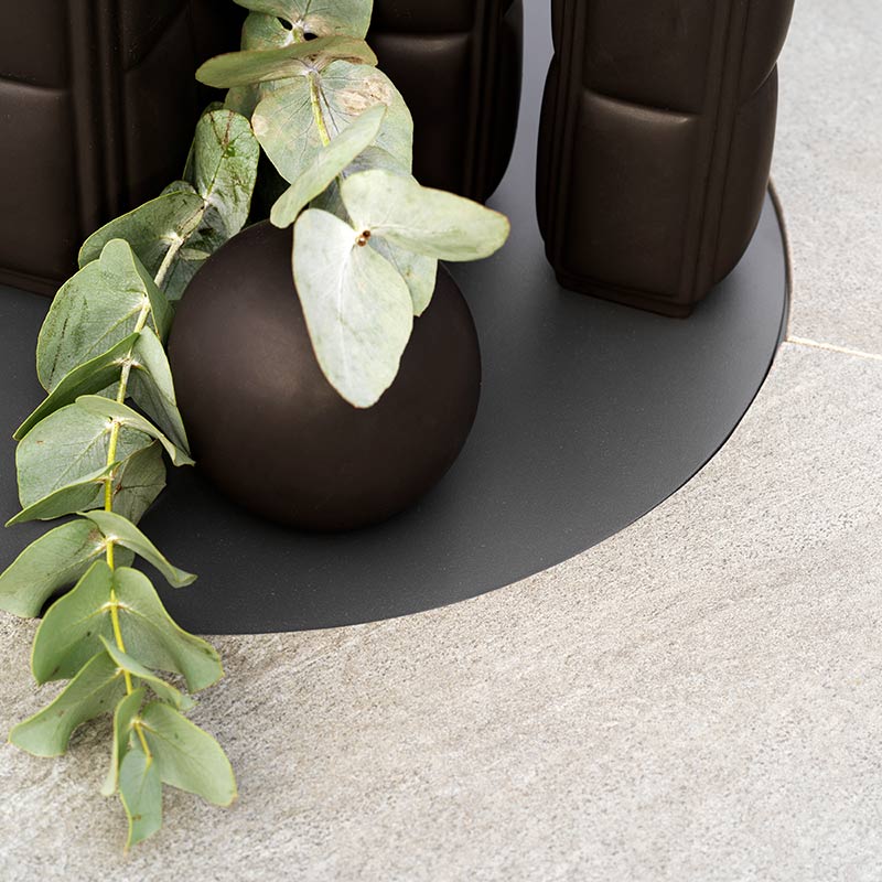 Kenora ruokapöytä 130 cm antrasiitti Brafab