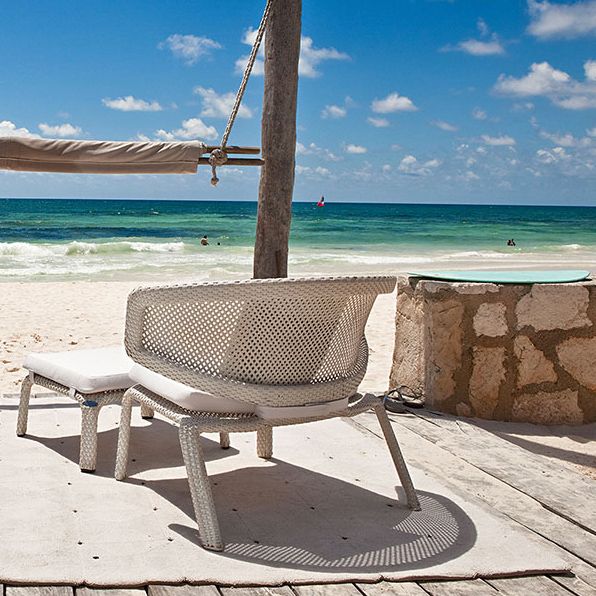 Seashell lounge tuoli valkoinen 