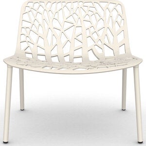 Forest loungenojatuoli Creamy White 