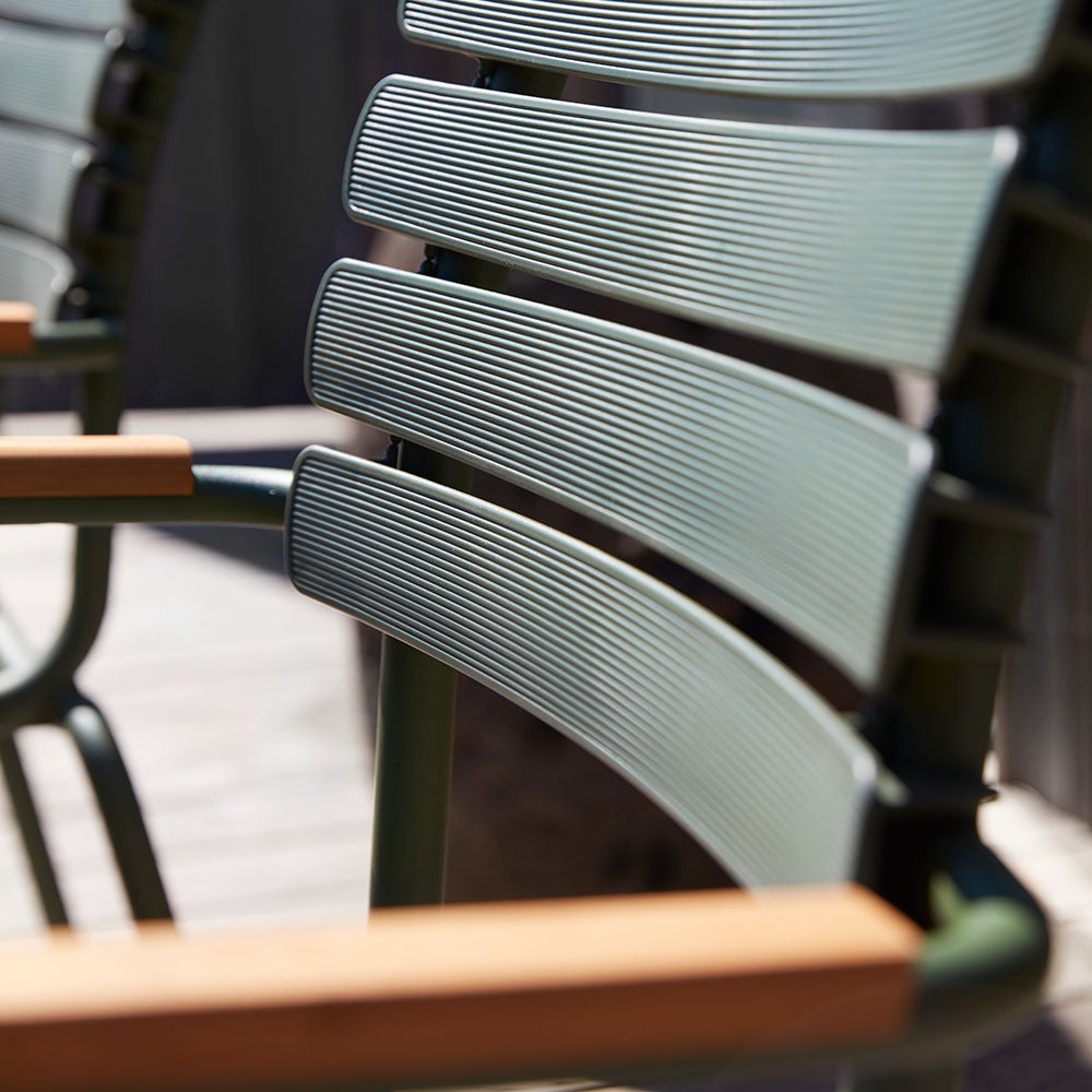 ReCLIPS ruokailutuoli Vihreä/Vihreä Alumiini-Bambu