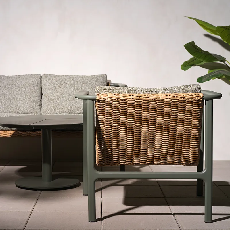 Motty nojatuoli     Nordic green / Teddy Verde