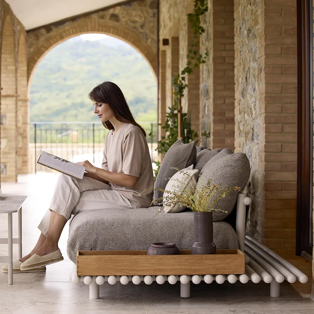 Sticks divaanisohva Alu/desert sand