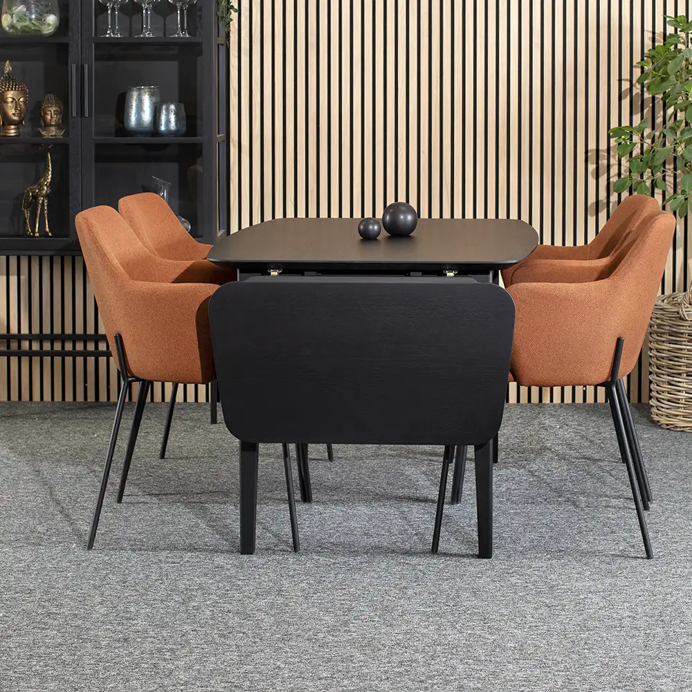 Ella Klaffipöytä 125x85 musta