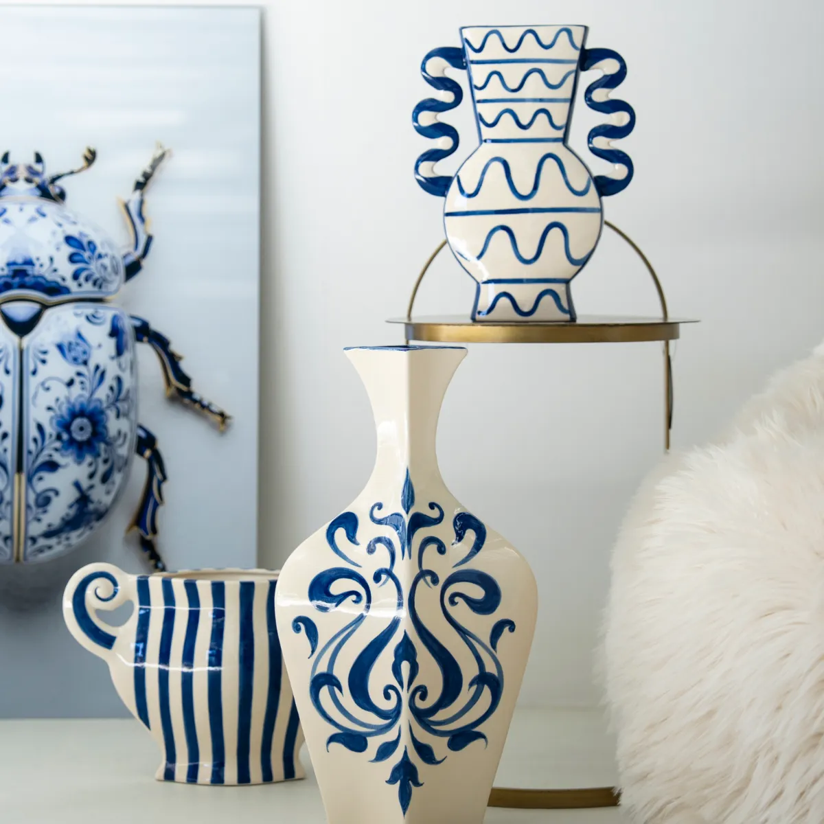 Koristemaljakko Blu 2 H32 cm
