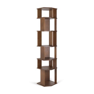 Stairs hylly lakattu tiikki 45x46x204 cm