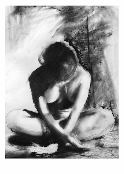 Anna Bülow poster Glade 50x70 cm sign/numrerat