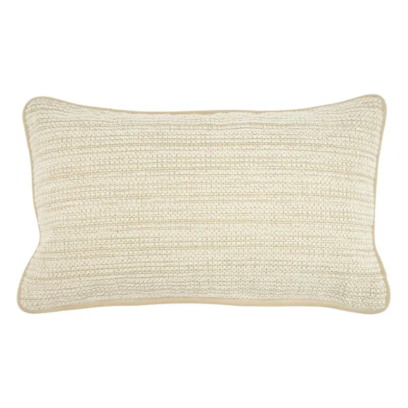 Joy 30x50x4,5 cm Polyesteri & viscose,  down feather filling Pluto beige