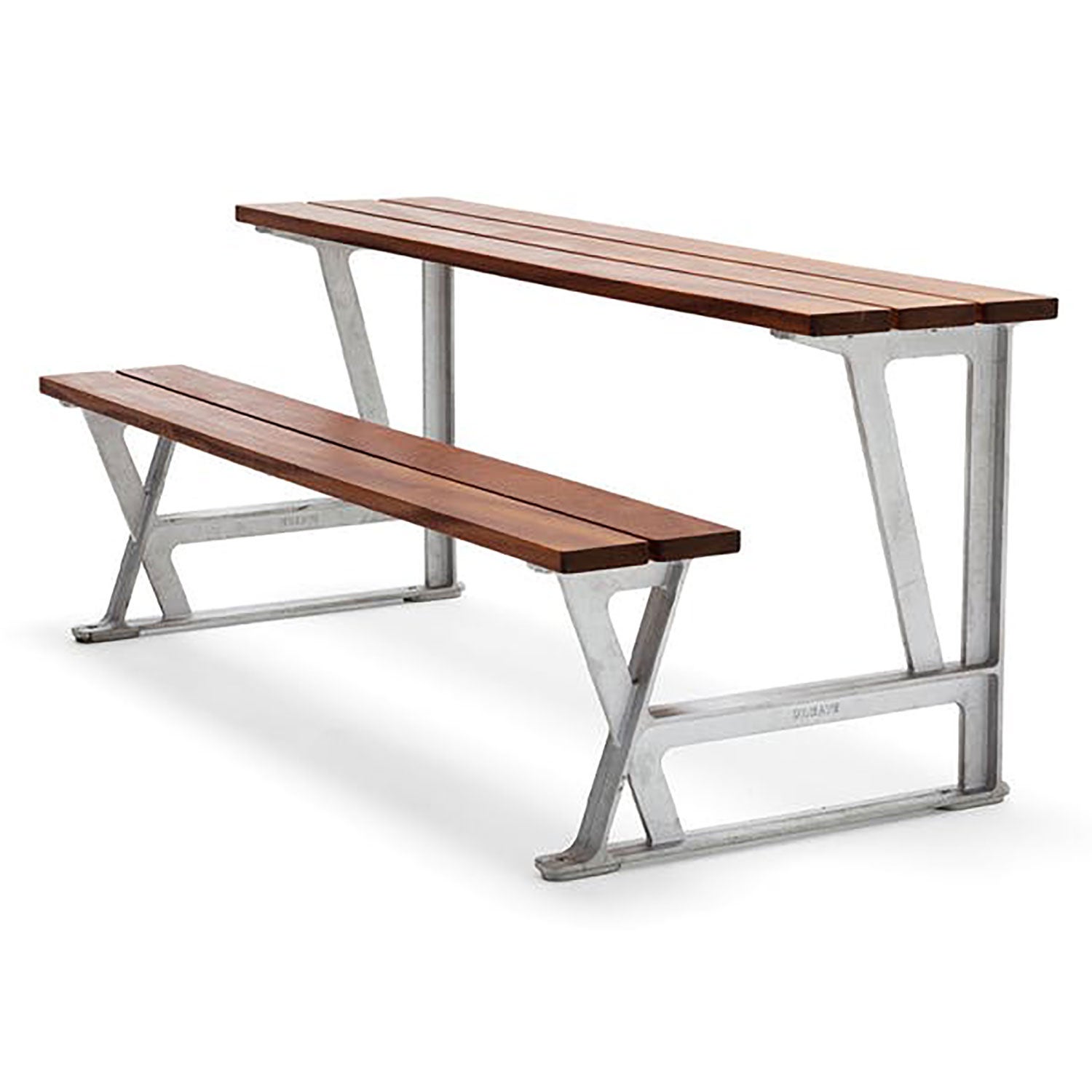 Domino bänkbord luonnonväri öljytty mahonki