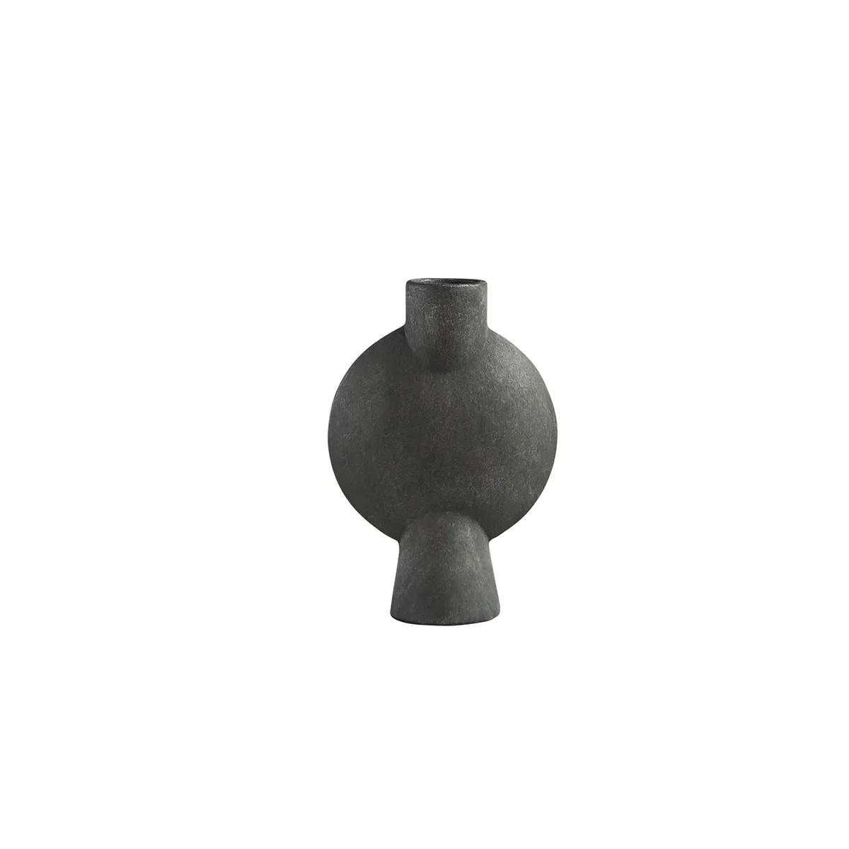 101 Copenhagen, Käsinmaalattu maljakko Sphere Bubl Mini Dark Grey H19 cm