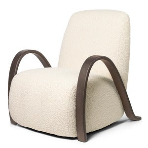 Buur Nojatuoli Nordic Bouclé - Dark St/Off-whit