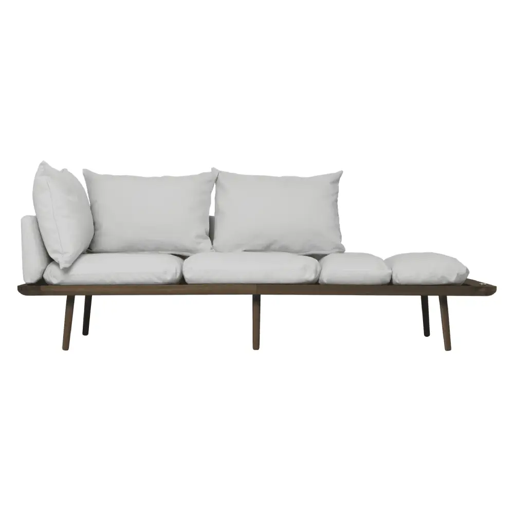 Lounge Around  3-istuttava sohva Dark Oak/Sterling