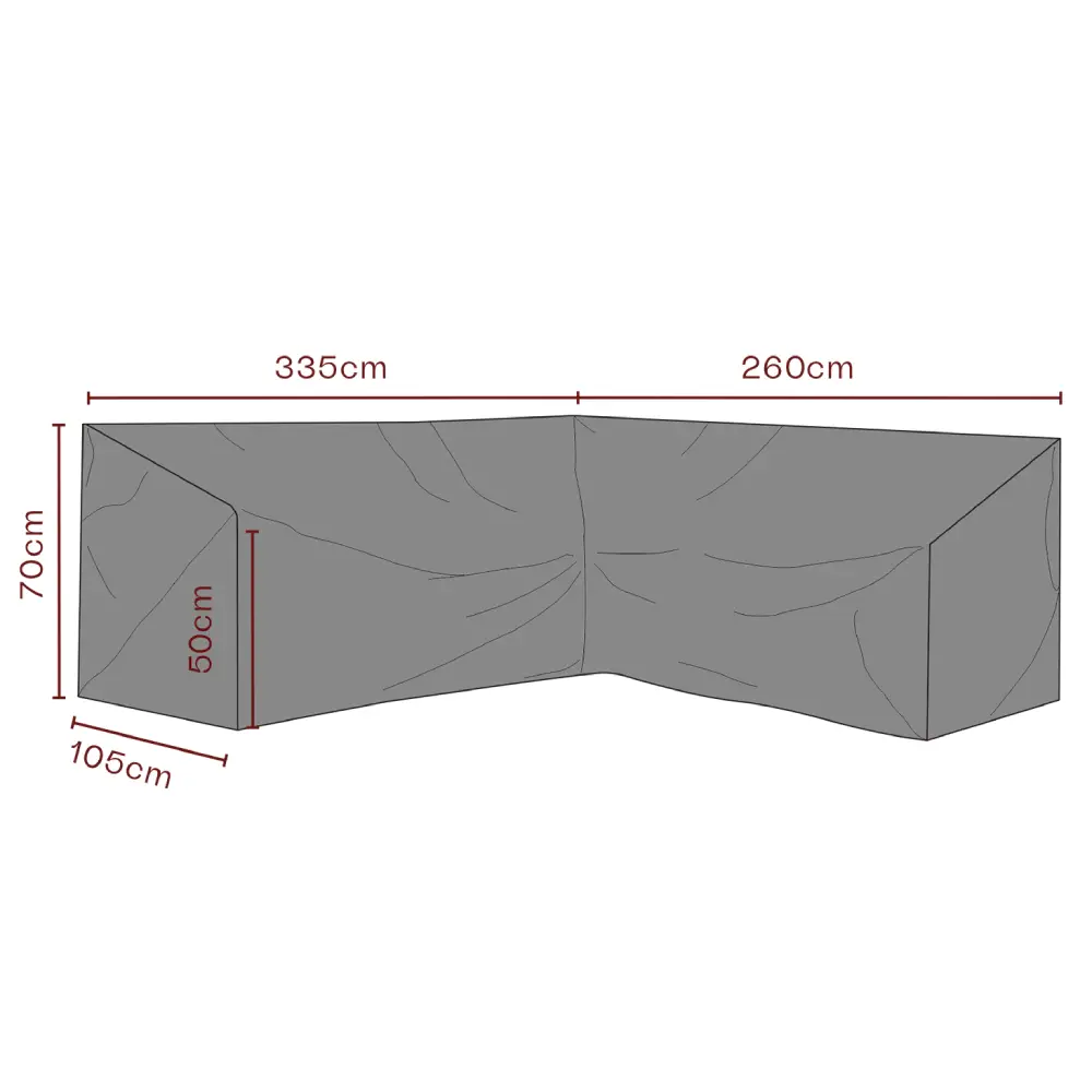 Huonekalujen suojaus Kulmasohva 260/335x70 cm Premium