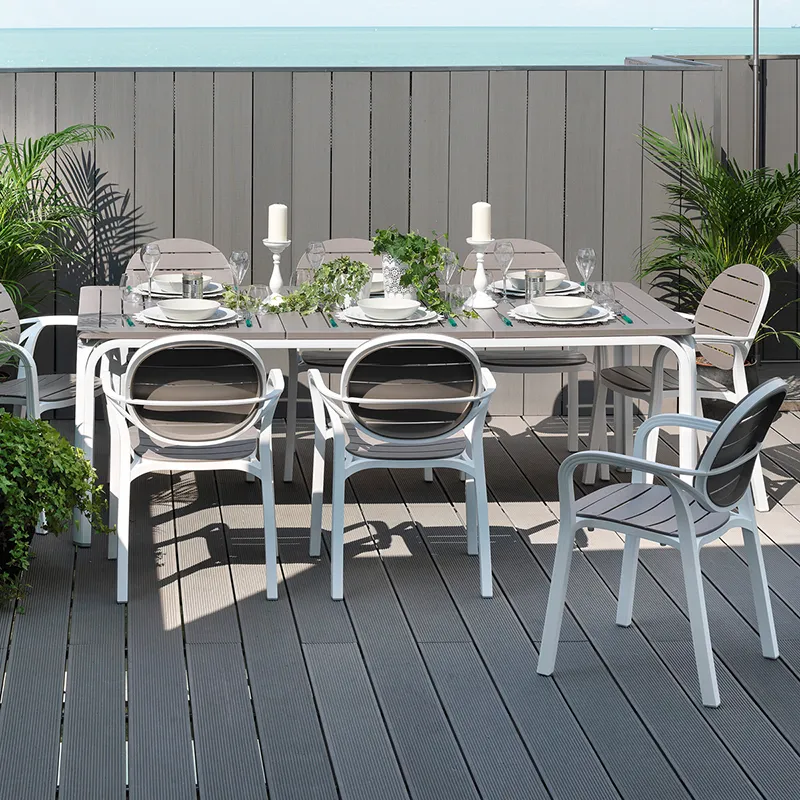 Palma nojatuoli  White - Tortora