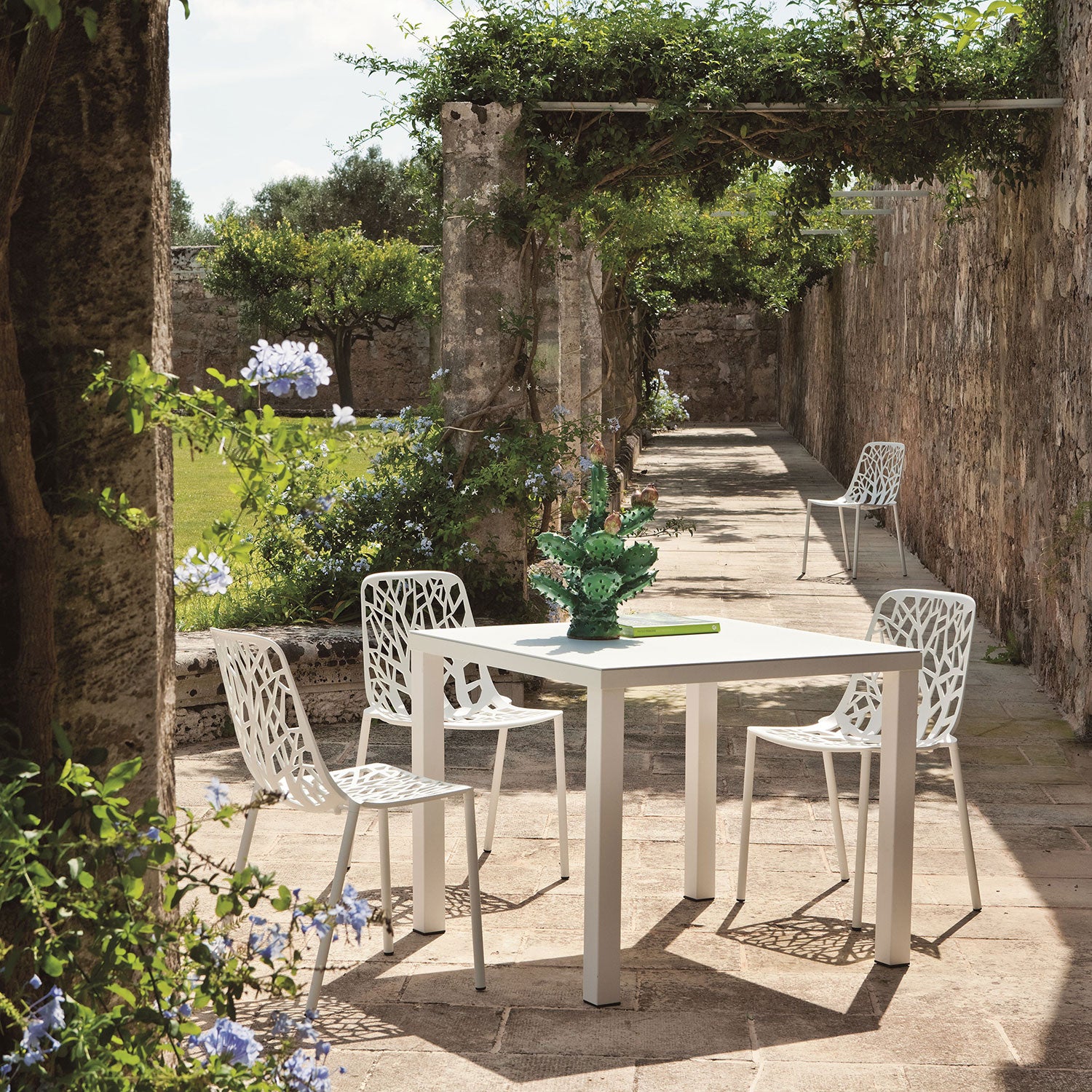 Forest Ruokailutuoli White