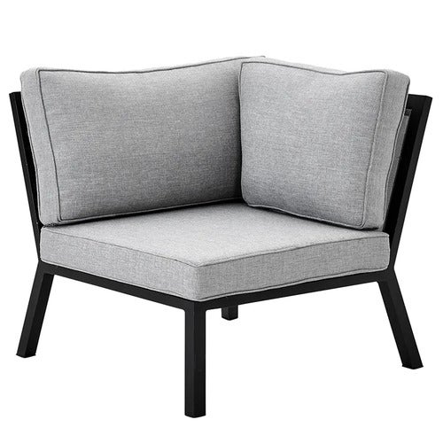 Belfort kulmakappale mukaan lukien tyynyt Musta / Pearly grey