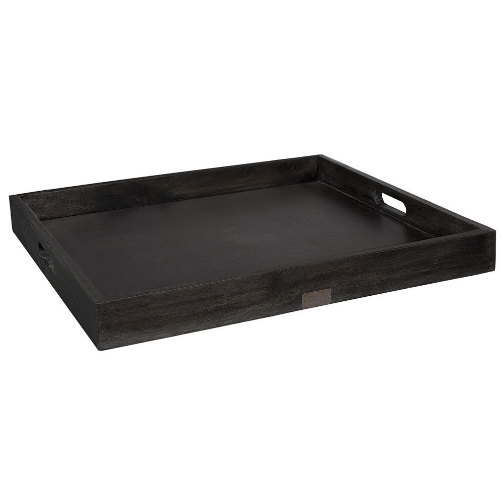 Tarjotin Kings Road 55 X 55 Cm Musta Puu