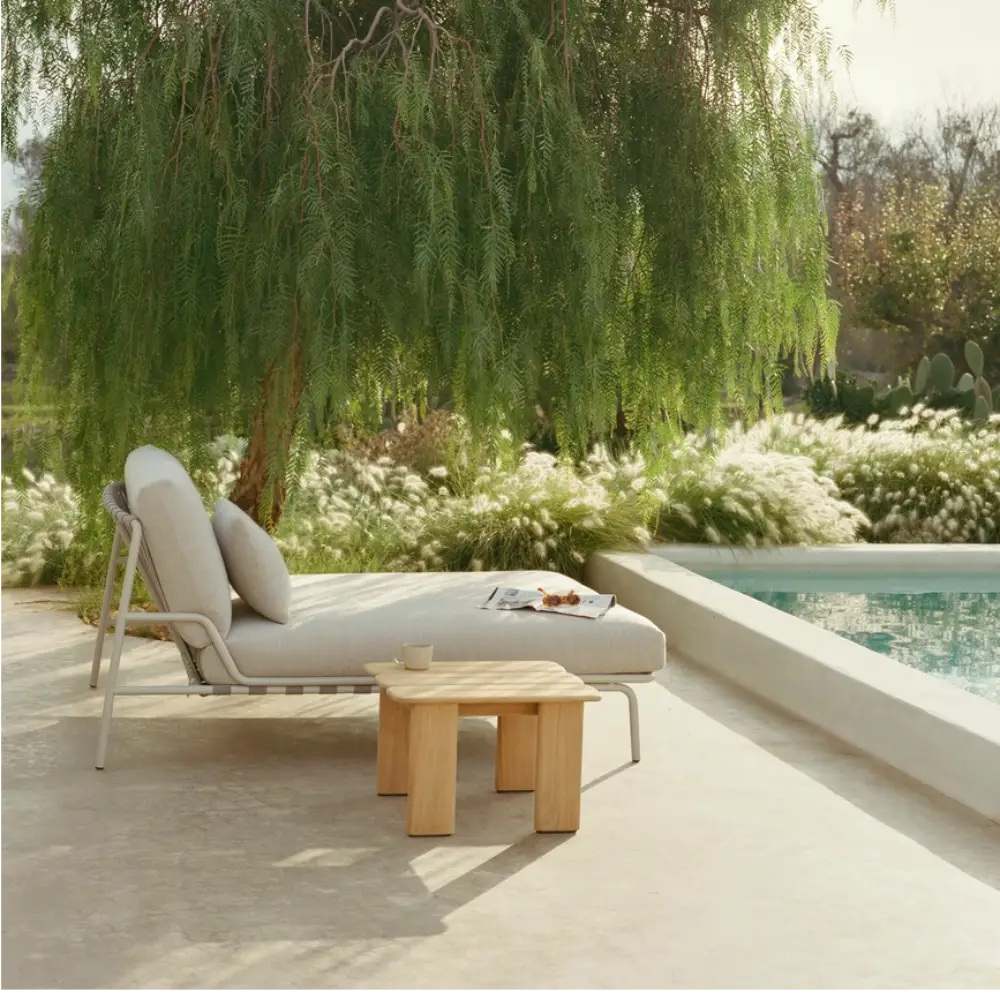 Sohvapöytä Teak 55x55 Assemble