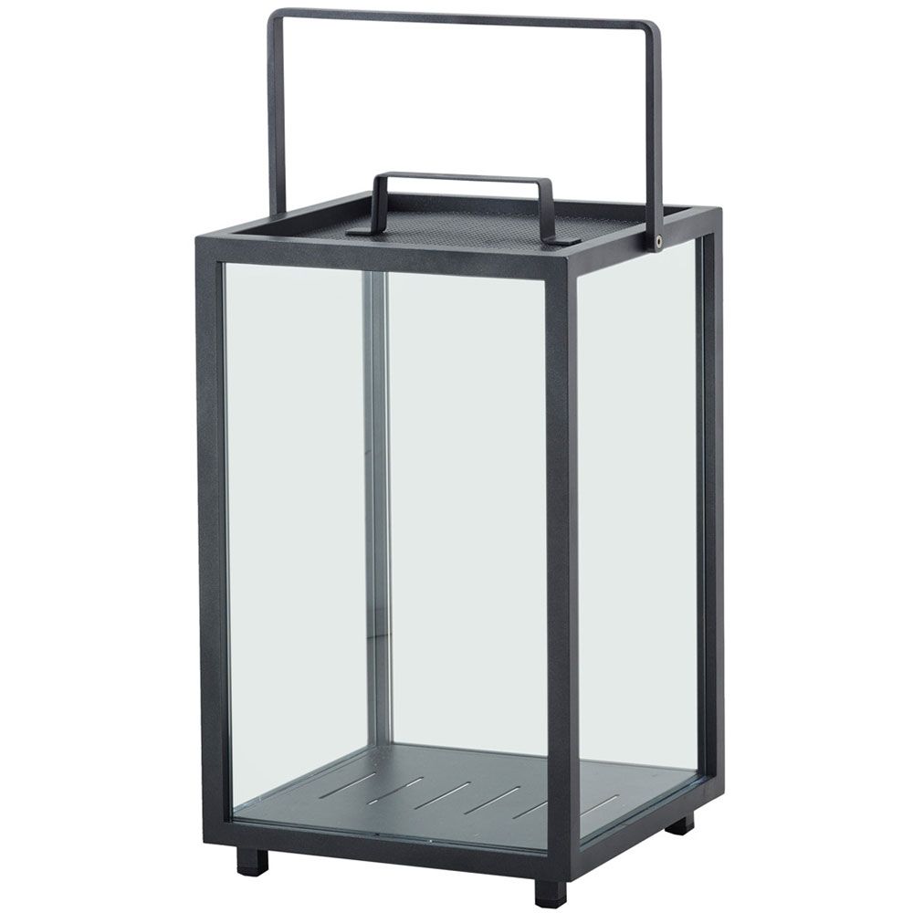 Lighthouse kynttilänjalka iso Lava Grey