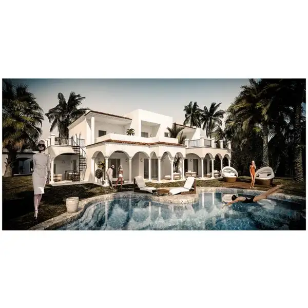 Seinäkoriste Afternoon in Palm Beach 180 x 75 cm Artwood