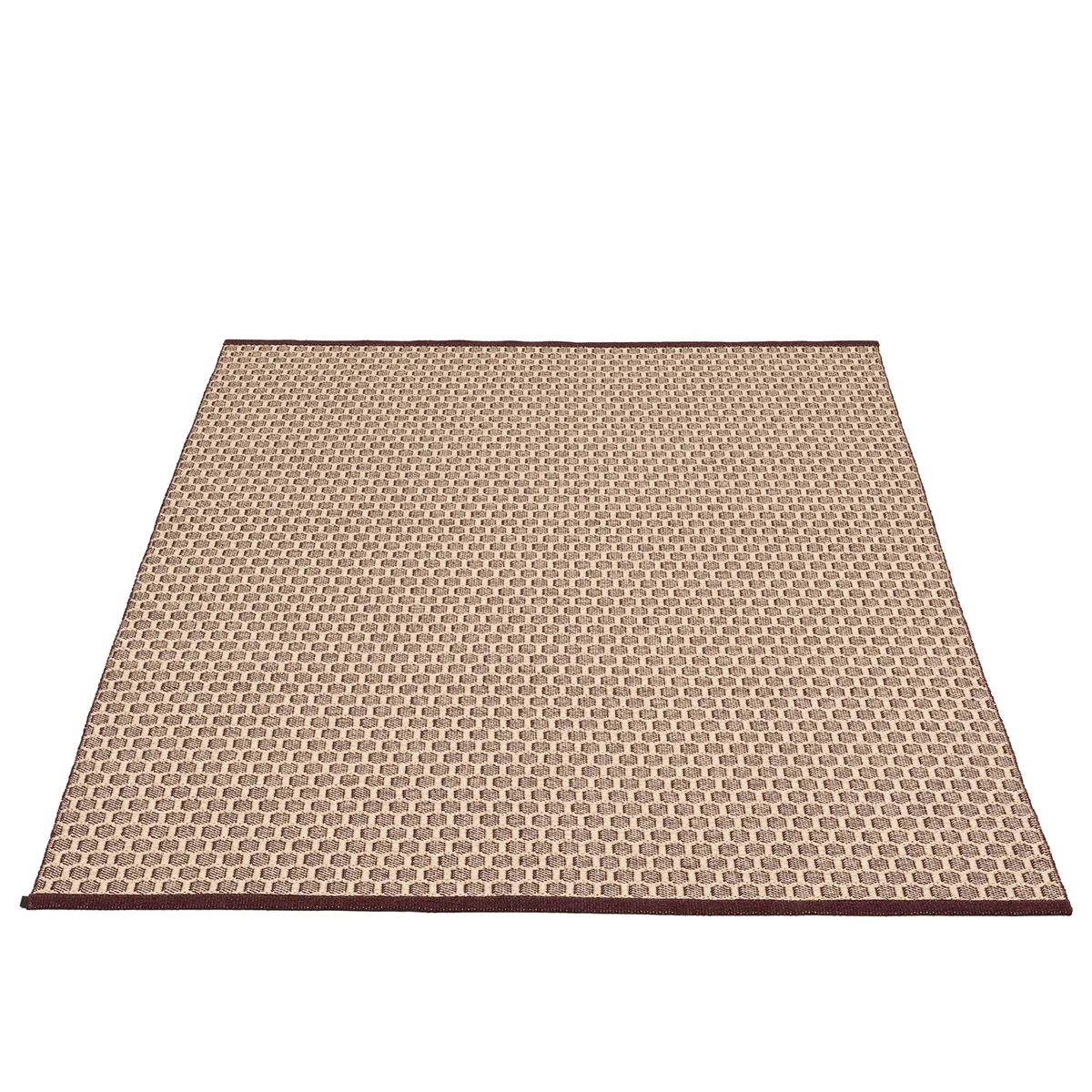 Käännettävä Muovimatto MIMI Burgundy/Cream 180x260 cm