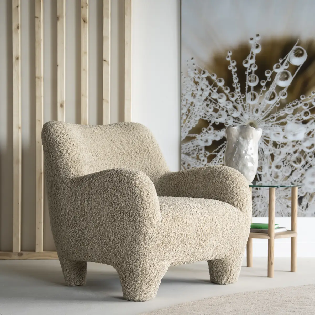 Shaun Nojatuoli - taupe Sheep