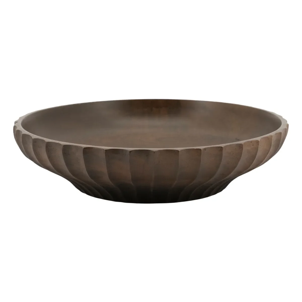 Yori large Kulho 25x25x6 cm Mangopuu dark brown
