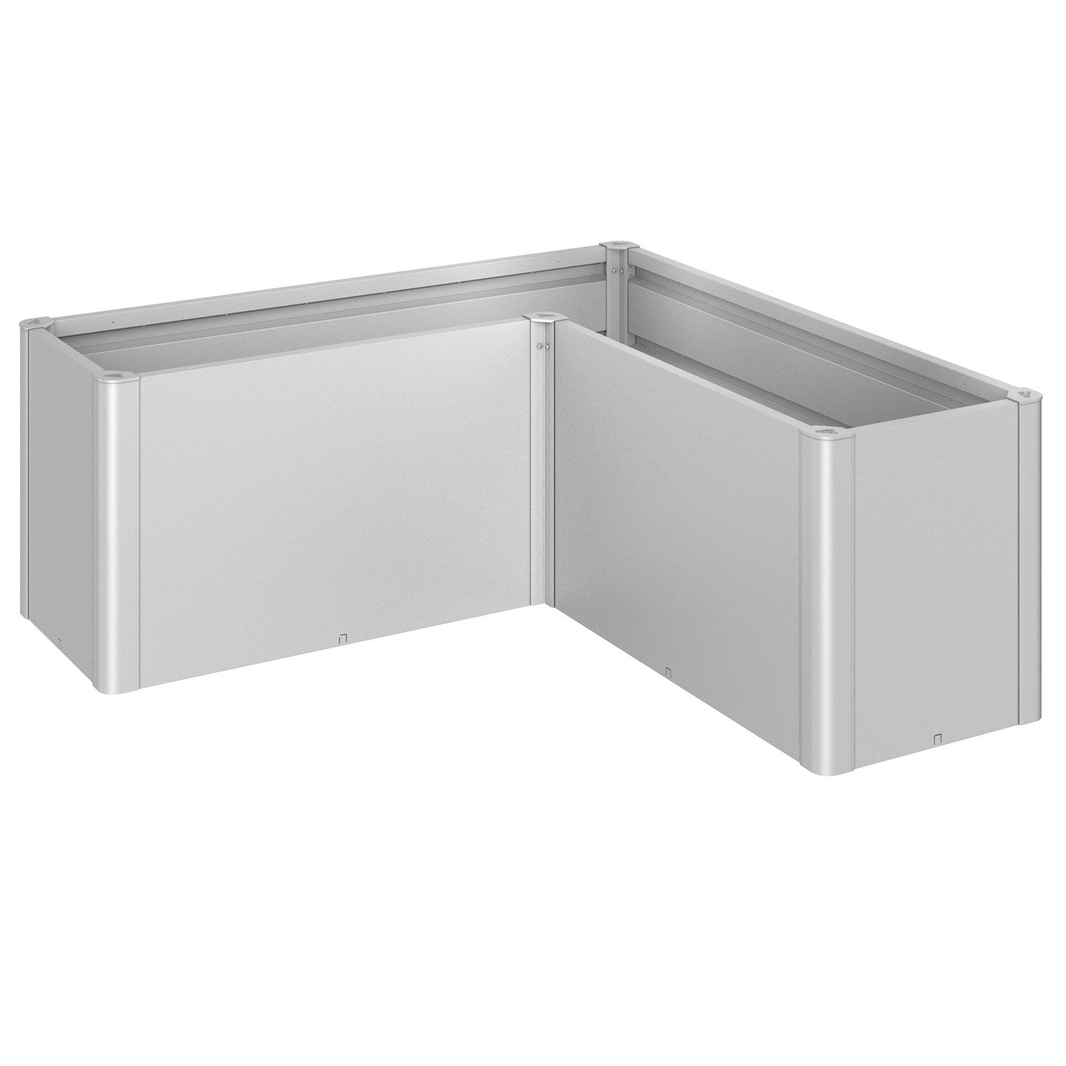 Belvedere istutusallas midi koko l150 metallic hopea