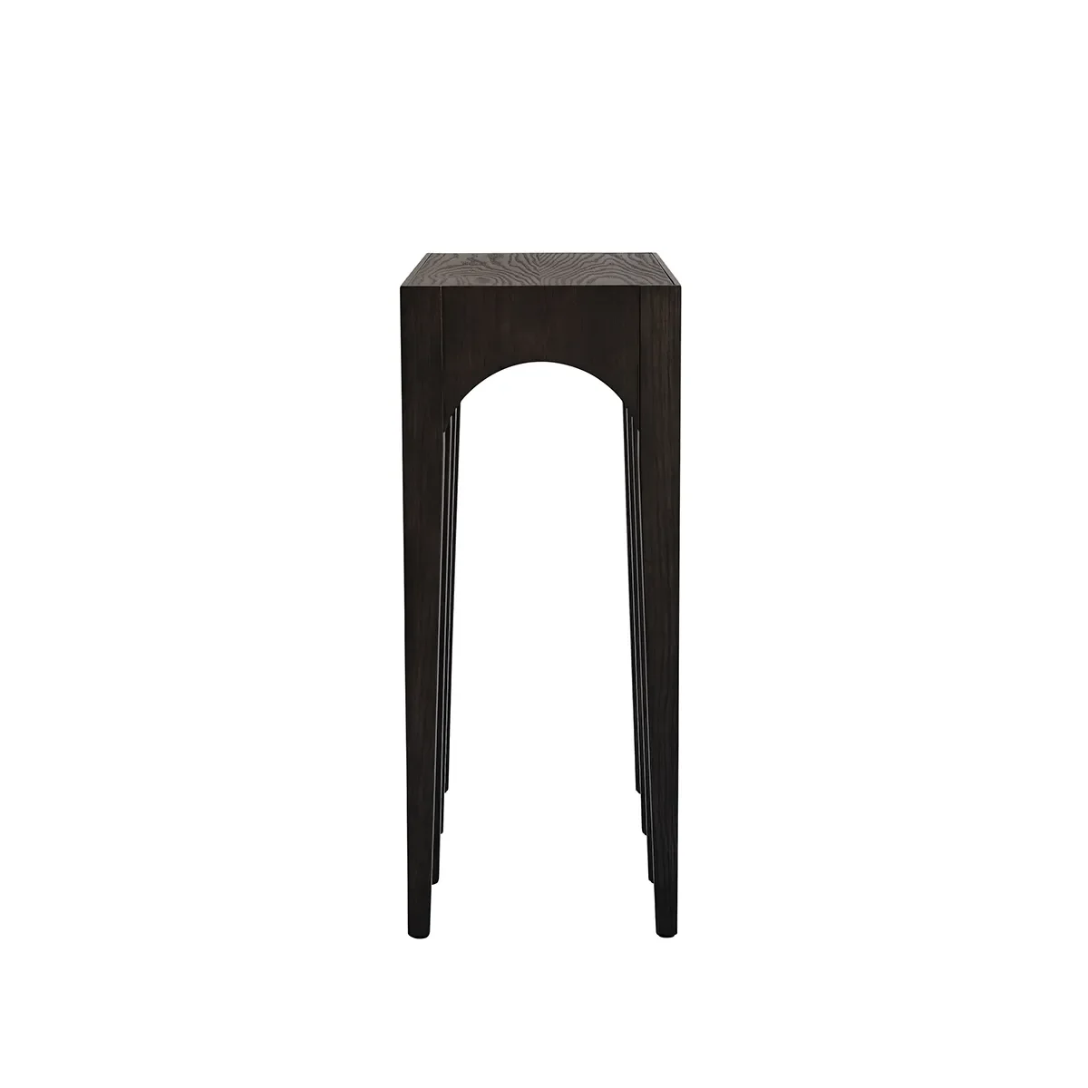 Bow-konsolipöytä, pieni - Coffee Black Oak
