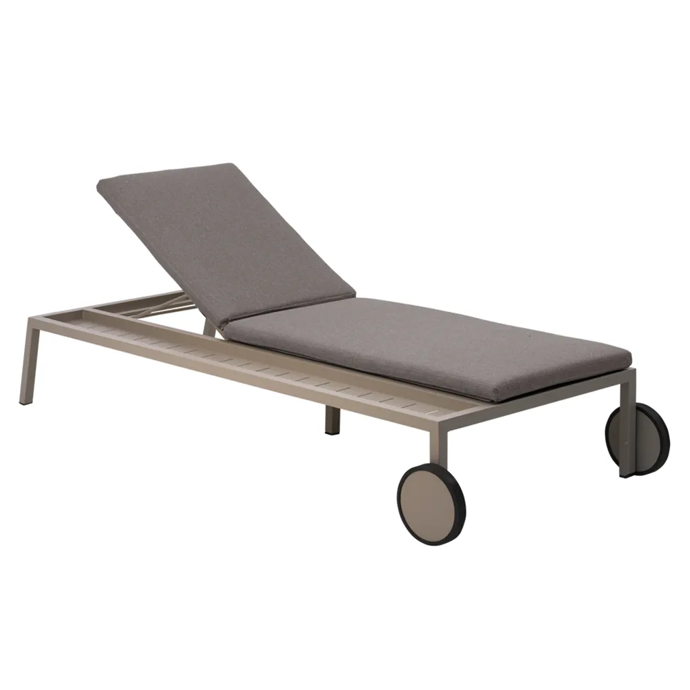 2-pakkus Samvaro aurinkotuoli khaki / Soft Dawn